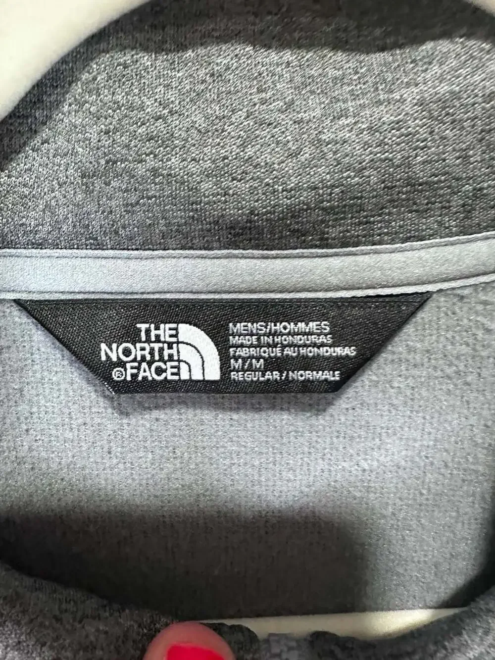 The North Face Men's Canyonlands 1/4 Zip Pullover Fleece, Grey, Size Medium